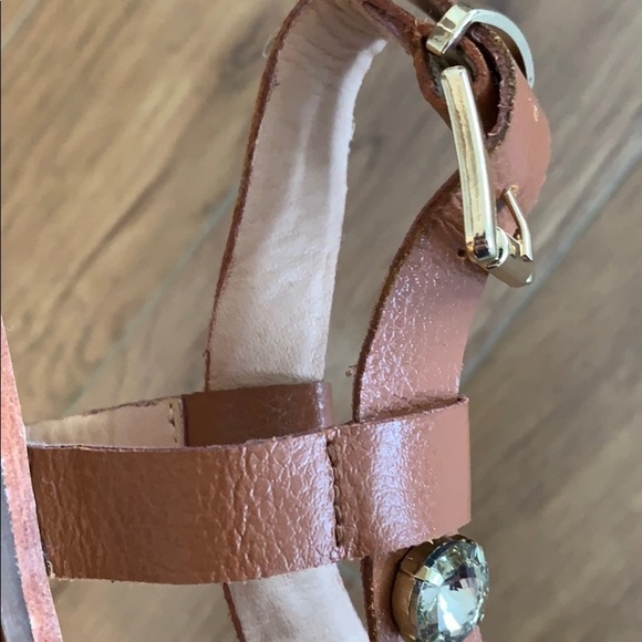 💕x2HP💕Exe Carmen leather crystal sandals - Picture 10 of 14